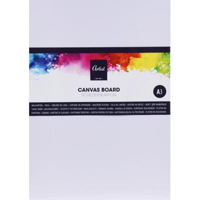 Artist en Co - A3 formaat schildersdoek / schilderskarton - wit - canvas - 40 x 30 cm