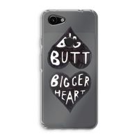 Big butt bigger heart: Google Pixel 3a Transparant Hoesje