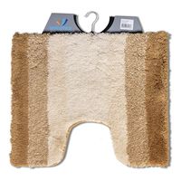 Toiletmat regenboog beige wit 50 x 60 cm