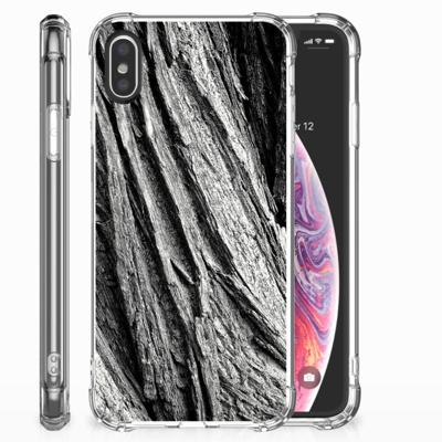 Stevig Telefoonhoesje Apple iPhone X | Xs Boomschors Grijs Stevig Telefoonhoesje Apple iPhone X | Xs Boomschors Grijs
