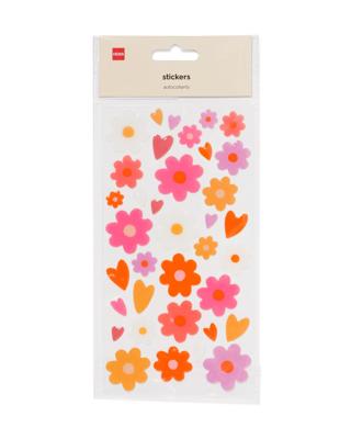 HEMA Stickervel Bloemen En Hartjes