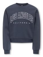 Kids ONLY winter sweater meisjes - blauw - KogSweat - loose fit Kids ONLY winter sweater meisjes - blauw - KogSweat - loose fit