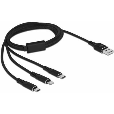 USB Charging cable 3 in 1 for Lightning, micro USB, USB-C Kabel