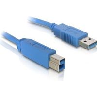 Delock 82434 Kabel USB 3.0 type-A male > USB 3.0 type-B male 2,0 m blauw