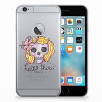 Silicone Back Case Apple iPhone 6 Plus | 6s Plus Boho Skull