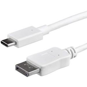 StarTech.com 1 m USB-C naar DisplayPort kabel 4K 60Hz wit