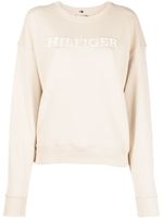 Tommy Hilfiger sweat en coton à logo imprimé - Tons neutres - thumbnail