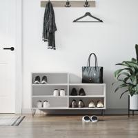 VidaXL Schoenenkast 102x36x60 cm bewerkt hout hoogglans wit