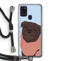 Ludo: Samsung Galaxy A21s Transparant Hoesje met koord