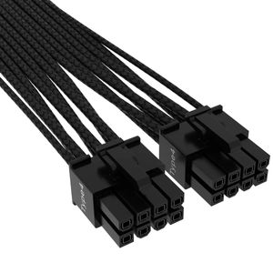 Corsair Premium Individually Sleeved 12+4pin PCIe Gen 5 12VHPWR 600W cable, Type 4, BLACK