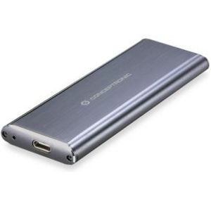 Conceptronic HDE01G behuizing voor opslagstations M.2 SSD enclosure Grijs