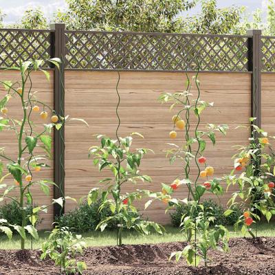 Spiraalvormige plantensteunen 50 pcs Groen 150 cm