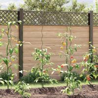 Spiraalvormige plantensteunen 50 pcs Groen 150 cm