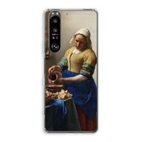 The Milkmaid: Sony Xperia 1 III Transparant Hoesje