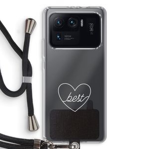 Best heart pastel: Xiaomi Mi 11 Ultra Transparant Hoesje met koord