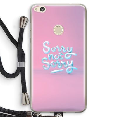 Sorry not sorry: Huawei Ascend P8 Lite (2017) Transparant Hoesje met koord