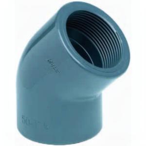 Effast PVC Knie 45° Binnendraad ¾ Inch - Drukbestendig & Weerbestendig voor Leidingsystemen