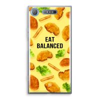 Eat Balanced: Sony Xperia XZ1 Transparant Hoesje