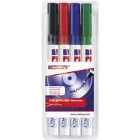 Edding 8400 CD/DVD marker Zwart, Rood, Blauw, Groen 0.5 mm, 1 mm