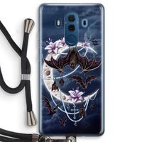 Vleermuizen Maan: Huawei Mate 10 Pro Transparant Hoesje met koord