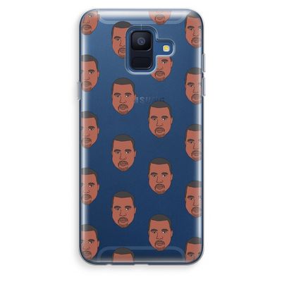 Kanye Call Me?: Samsung Galaxy A6 (2018) Transparant Hoesje