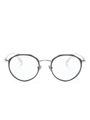 Linda Farrow lunettes de vue Cesar à monture ronde - Noir