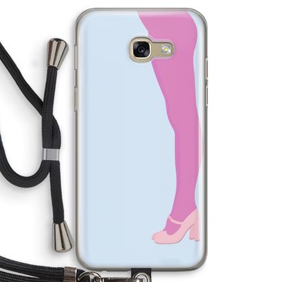 Pink panty: Samsung Galaxy A5 (2017) Transparant Hoesje met koord