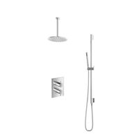 Hotbath Get Together IBS2ACR inbouwdouche met 30cm plafondbuis en glijstang chroom