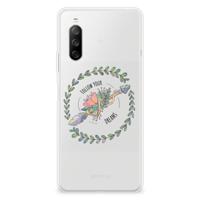Sony Xperia 10 III Telefoonhoesje met Naam Boho Dreams