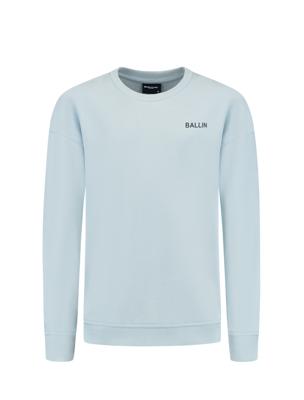 Ballin Zomer sweater jongens - licht blauw - Logo flag