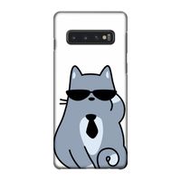 Cool cat: Samsung Galaxy S10 4G Volledig Geprint Hoesje