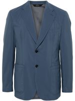 Brioni blazer à simple boutonnage - Bleu