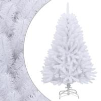VidaXL Kunstkerstboom met scharnieren en standaard 120 cm wit