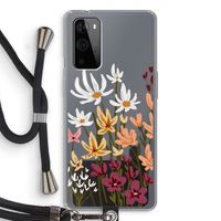 Painted wildflowers: OnePlus 9 Pro Transparant Hoesje met koord