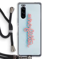 #nofilter: Sony Xperia 5 Transparant Hoesje met koord