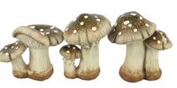 Paddestoel Harri M a3 bruin - L12B15,5H15,5CM