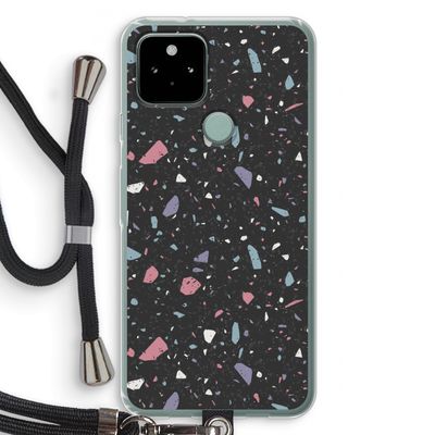 Terrazzo N°16: Pixel 5 Transparant Hoesje met koord