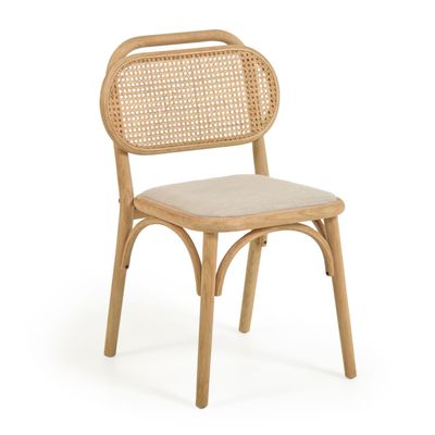 Kave Home Doriane eetkamerstoel Eiken