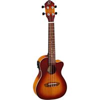 Ortega Earth Series RUDAWN-CE concert ukelele sunburst