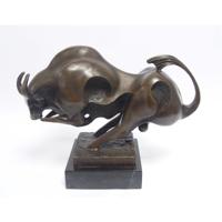 A MODERNIST BRONZE SCULPTURE OF A BULL