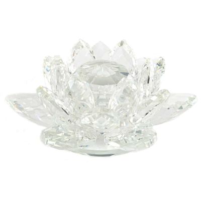 Regenboogkristal Feng Shui Lotus (11 cm)