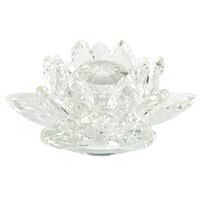 Regenboogkristal Feng Shui Lotus (11 cm)