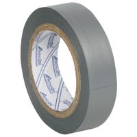 PVC-isolatieband grijs 15 mm, 10 meter