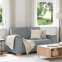 2-zitsbank Lichtgrijs 160x78x84 cm Stof