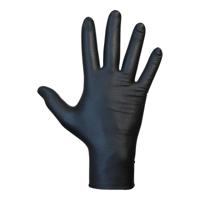 Handschoenen van nitril JUBA Agility Grip Zwart Stofvrij 50 Stuks Maat 11