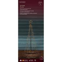 LED kerstboom met ster - verlichting - 541 leds - D80 x H180 cm - klassiek warm - buiten