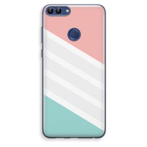 Strepen pastel: Huawei P Smart (2018) Transparant Hoesje