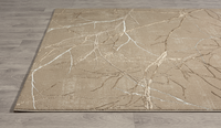 Laagpolig Takkendesing Vloerkleed Beige-140 x 200 cm
