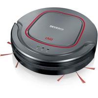 SEVERIN RB7025 Robotstofzuiger, 12,8 V lithiumbatterij, 90 min. gebruiksduur ca. 100 m2, stil: 65 dB, slank: 7 cm hoog