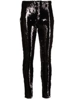 ISABEL MARANT pantalon à ornements en sequins - Noir